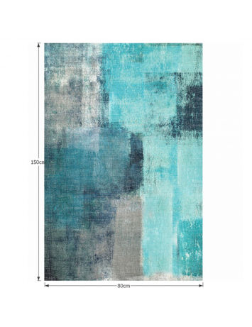 Covor 80x150 cm, albastru/gri, ESMARINA TIP 2, 0000203333